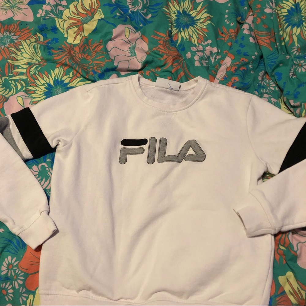 Vintage fila crewneck